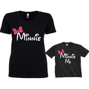 Mommy and daughter t-shirts set